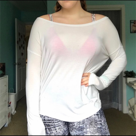 Victoria secret off the shoulder long sleeve - Picture 1 of 2